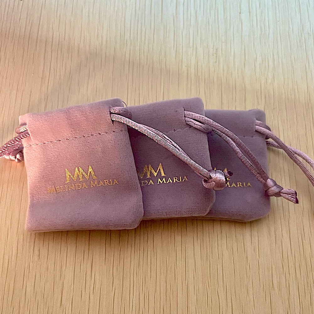 Melinda Maria Authentic Extra Small Jewelry Pouches